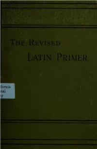 The Revised Latin Primer