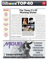 The Three C's of Morning Shows