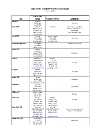 4% HFC Contact List
