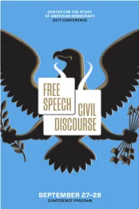 Free Speech and Civil Discourse