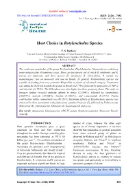 Host Choice in Rotylenchulus Species