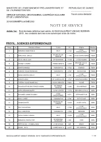 Note De Service