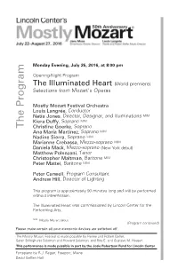 Program Notes