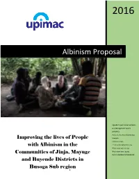 Albinism Proposal