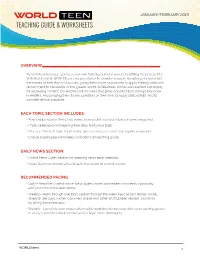 Teaching Guide & Worksheets