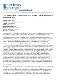 The Hanged Man: a Story of Miracle, Memory, and Colonialism in the Middle Ages
