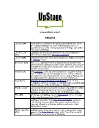Upstage Timeline