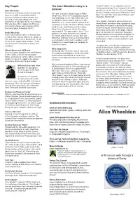 Alice Wheeldon Additional Information