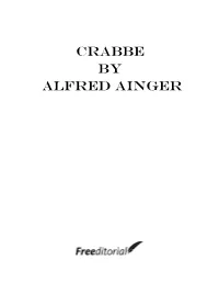 Crabbe by Alfred Ainger