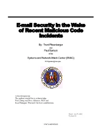 Outlook Security