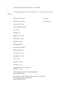 The Meeting Was Resumed at 9:00 Am on 13.10.2014