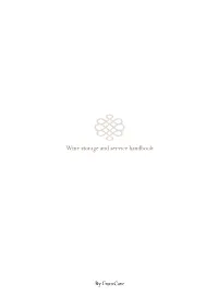 Wine Storage and Service Handbook