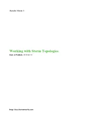 Working with Storm Topologies Date of Publish: 2018-08-13