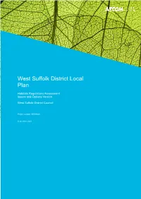 Amelia Kent Report West Suffolk District Local Plan 2020-09-07