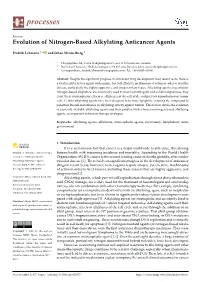 Evolution of Nitrogen-Based Alkylating Anticancer Agents