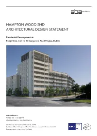 Hampton Wood Shd Architectural Design Statement