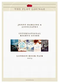 JDA Rights Guide LBF 2013 from the Plot Lounge