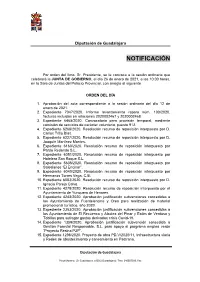 Notificación
