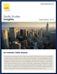 Rethinking Third Avenue: Savills Studley