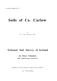 Soils of Co. Carlow