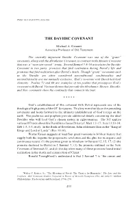 The Davidic Covenant