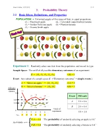 3. Probability Theory