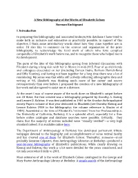 A New Bibliography of Elizabeth Colson Revised For