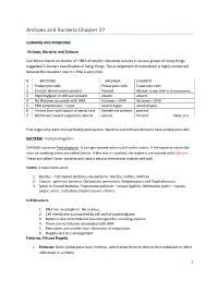 Archaea and Bacteria Chapter 27