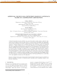 Artificial Neuron-Glia Networks Learning Approach Based on Cooperative Coevolution