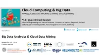 Cloud Computing & Big Data