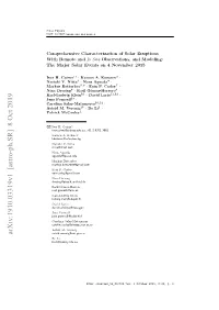 Comprehensive Characterization of Solar Eruptions with Remote and In-Situ Observations, and Modeling: the Major Solar Events on 4 November 2015