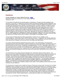 Kazakhstan Page 1 of 26