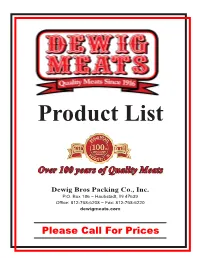 Please Call for Prices Pork Chops Fresh Pork Products (10 Lb Box)