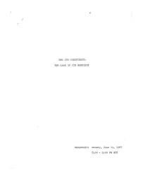 The Jfk Conspiracy: the Case of Jim Garrison Broadcast