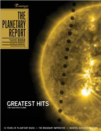 The Planetary Report December Solstice 2012 Volume 32, Number 4