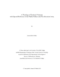 A Theology of Ecclesial Charisms with Special Reference to the Paulist Fathers and the Salvation Army