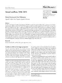Armed Conflicts, 1946–2014