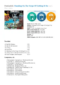 Funkadelic Standing on the Verge of Getting It on Mp3, Flac, Wma