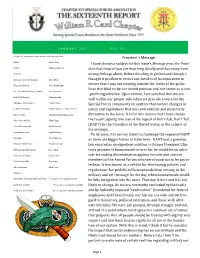 President's Message