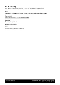 UC Berkeley UC Berkeley Electronic Theses and Dissertations