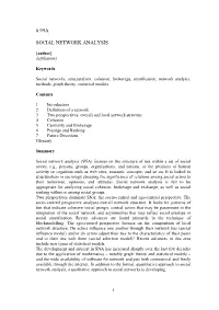 6.99A Social Network Analysis