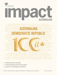 Amcham Azerbaijan Congratulates HE Ilham Aliyev with Victory!