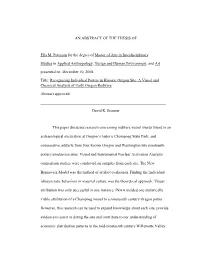 An Abstract of the Thesis Of