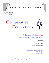 Comparative Connections, Volume 15, Number 3