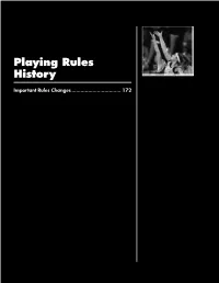 Playing Rules H I S T O Ry
