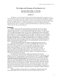 The Origins and Meanings of Non-Objective Art by Adam Mccauley