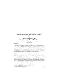 What Development for Wallis and Futuna? 83