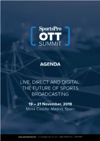 Agenda Live, Direct and Digital