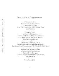 On a Variant of Giuga Numbers