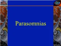 Parasomnias (PDF)